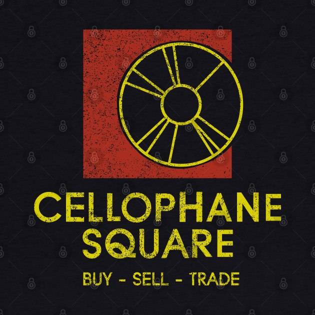 Cellophane Square [Defunct Record Store] by Defunct Logo Series
